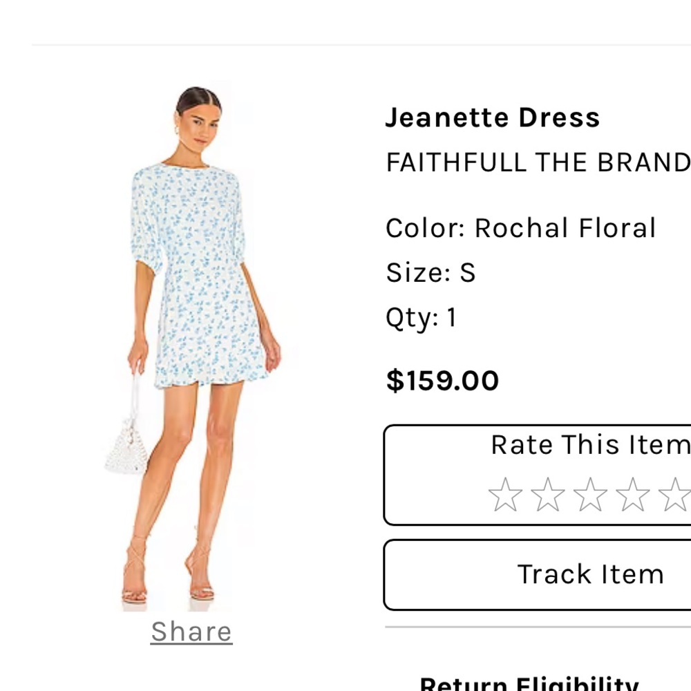 Never worn before dress - perfect for a brunch or bridal/baby shower!